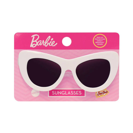 Officially Licensed Barbie White Cateye Simple Sun-Staches