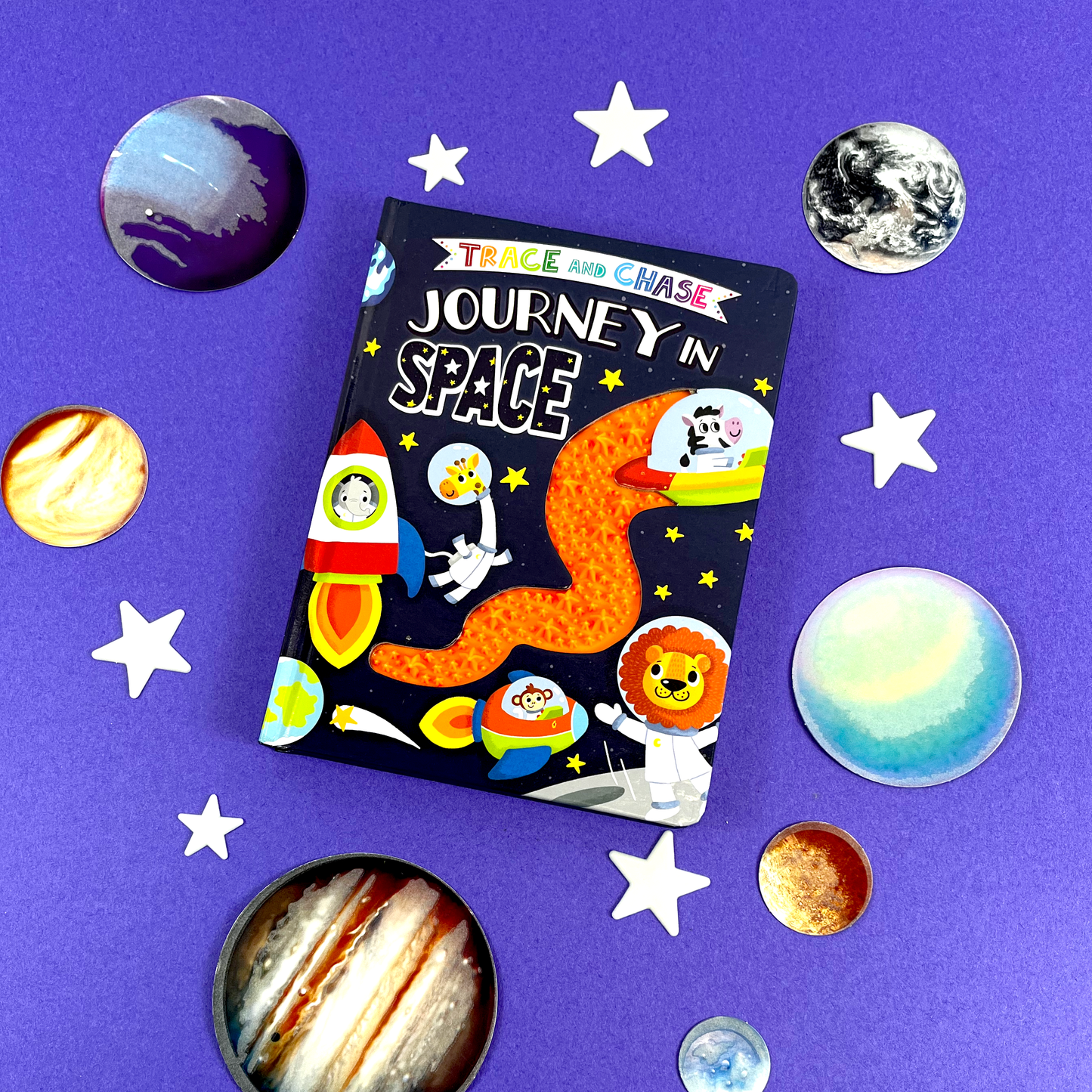 Journey in Space - Sensory Book with Touch and Feel Trail