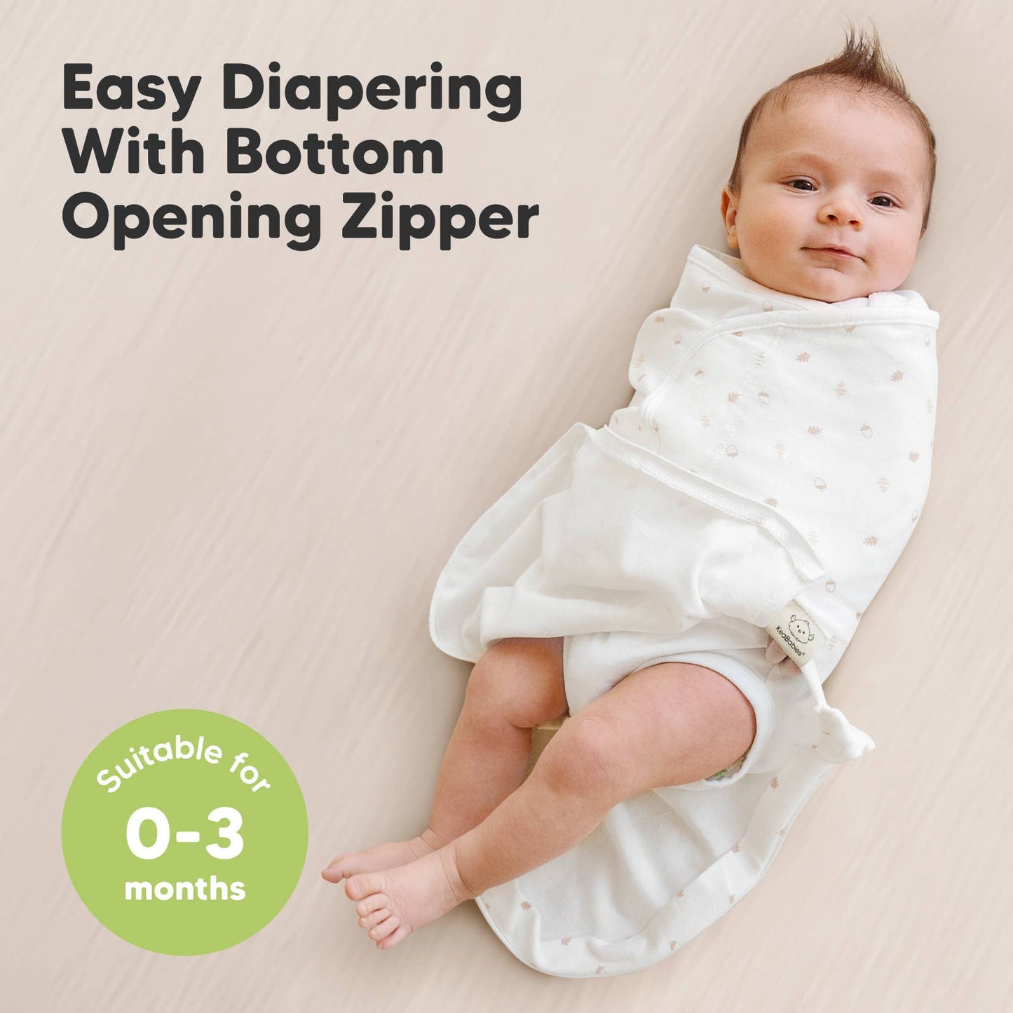3pk Soothe Zippy Baby Swaddles, Newborn Sleep Sack