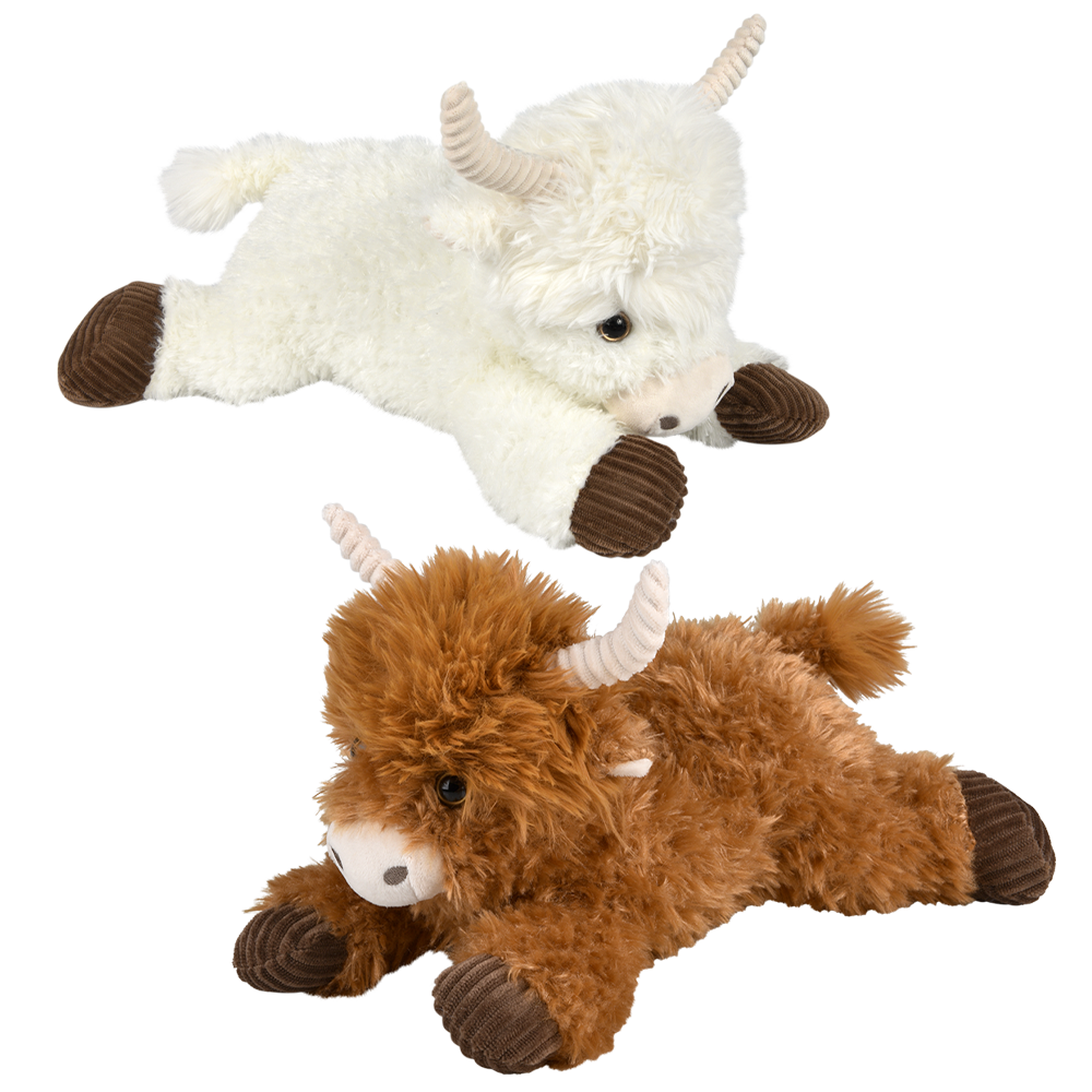 (T) 15" LAYING HIGHLAND COW