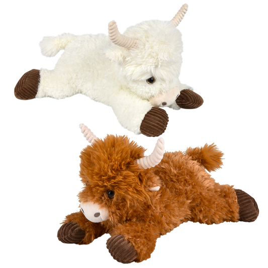 (T) 15" LAYING HIGHLAND COW