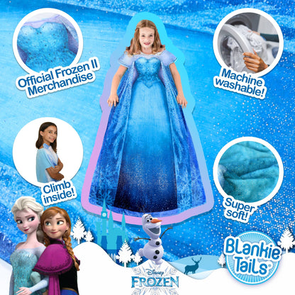 Frozen 1 Elsa Blankie Tails Wearable Blanket