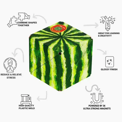 Shashibo Hypermelon Magnetic Puzzle Cube