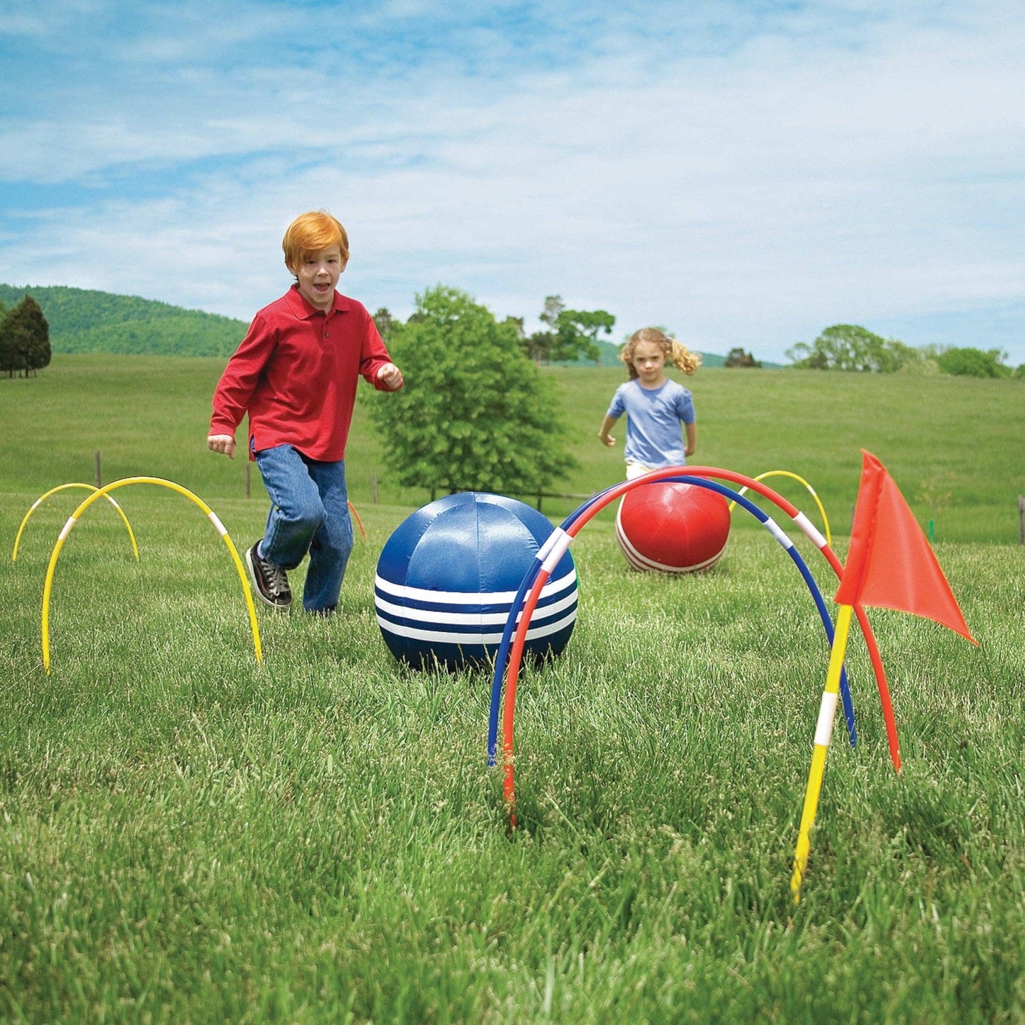 Giant Kick Croquet Game