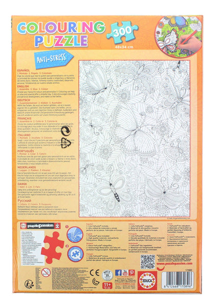 All Good Things are Wild and Free 300 Piece Colouring Puzzle