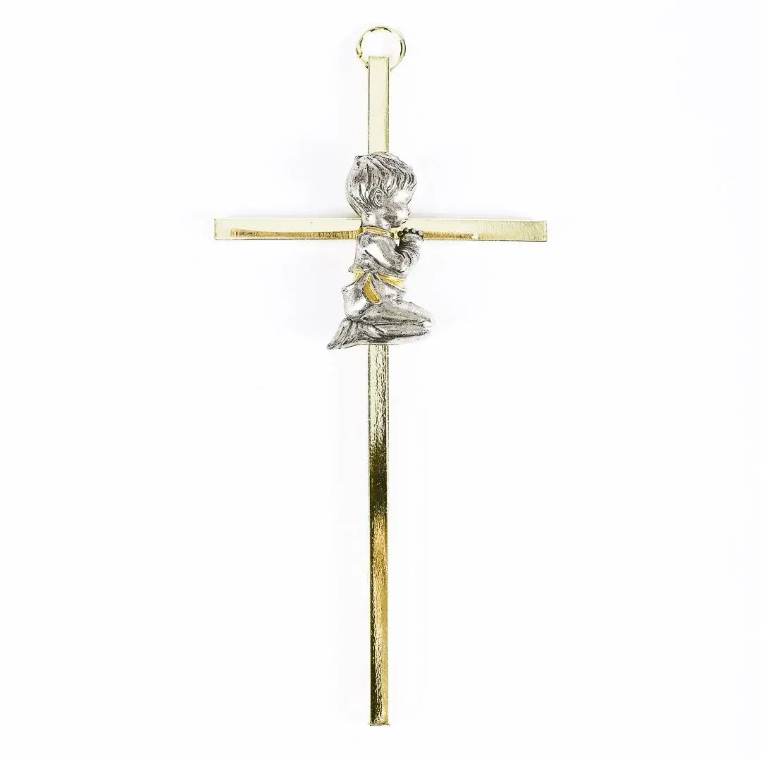 6 Inch Baptism Wall Cross - "Boy"