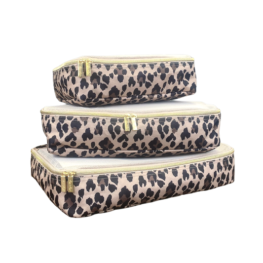 Pack Like A Boss Packing Cubes Large Leopard