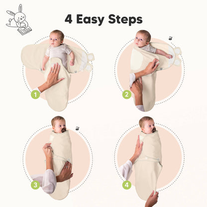 3pk Soothe Baby Swaddles, Sleep Sack for Newborns Bumble Bear