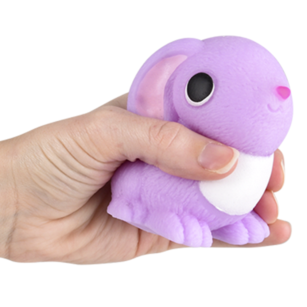 SQUISH AND STRETCH EASTER BUNNY 3.25"