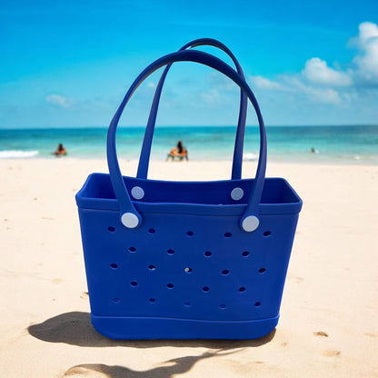 BEACH BAG-TOTE MADE OF RUBBER BEACH BAG.