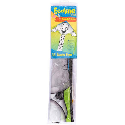 Ecoline Simple Flyer Doggy Dot Kite 33"