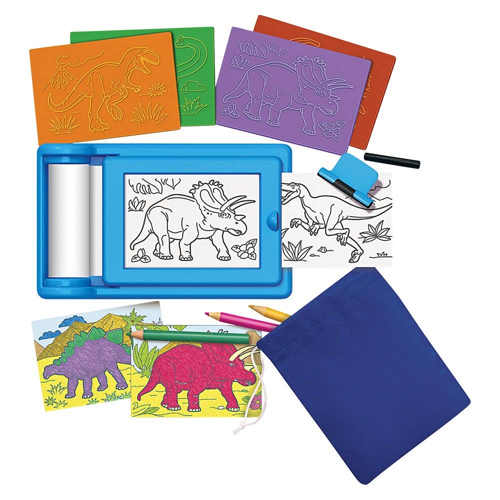 KIDZMAKER/DINOSAUR RUB ART STUDIO