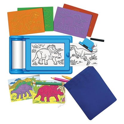 KIDZMAKER/DINOSAUR RUB ART STUDIO