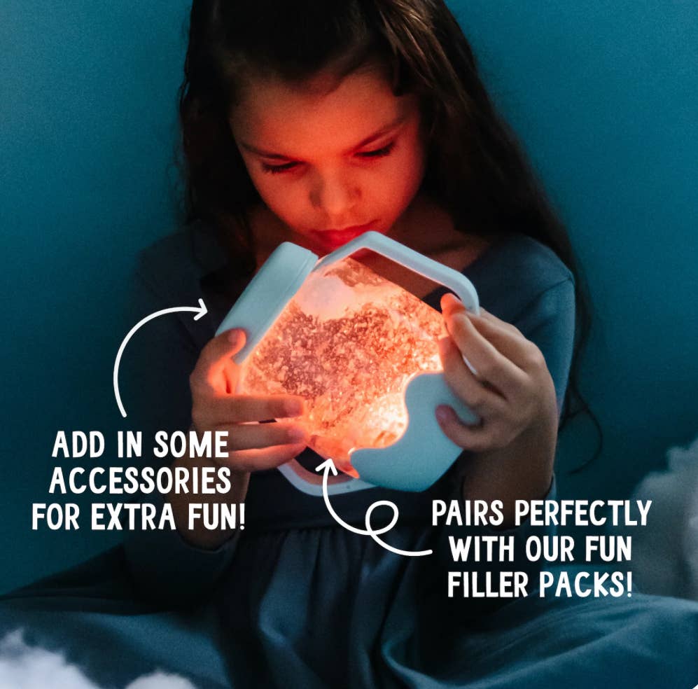 Frosty Blue Sensory Play Jar 