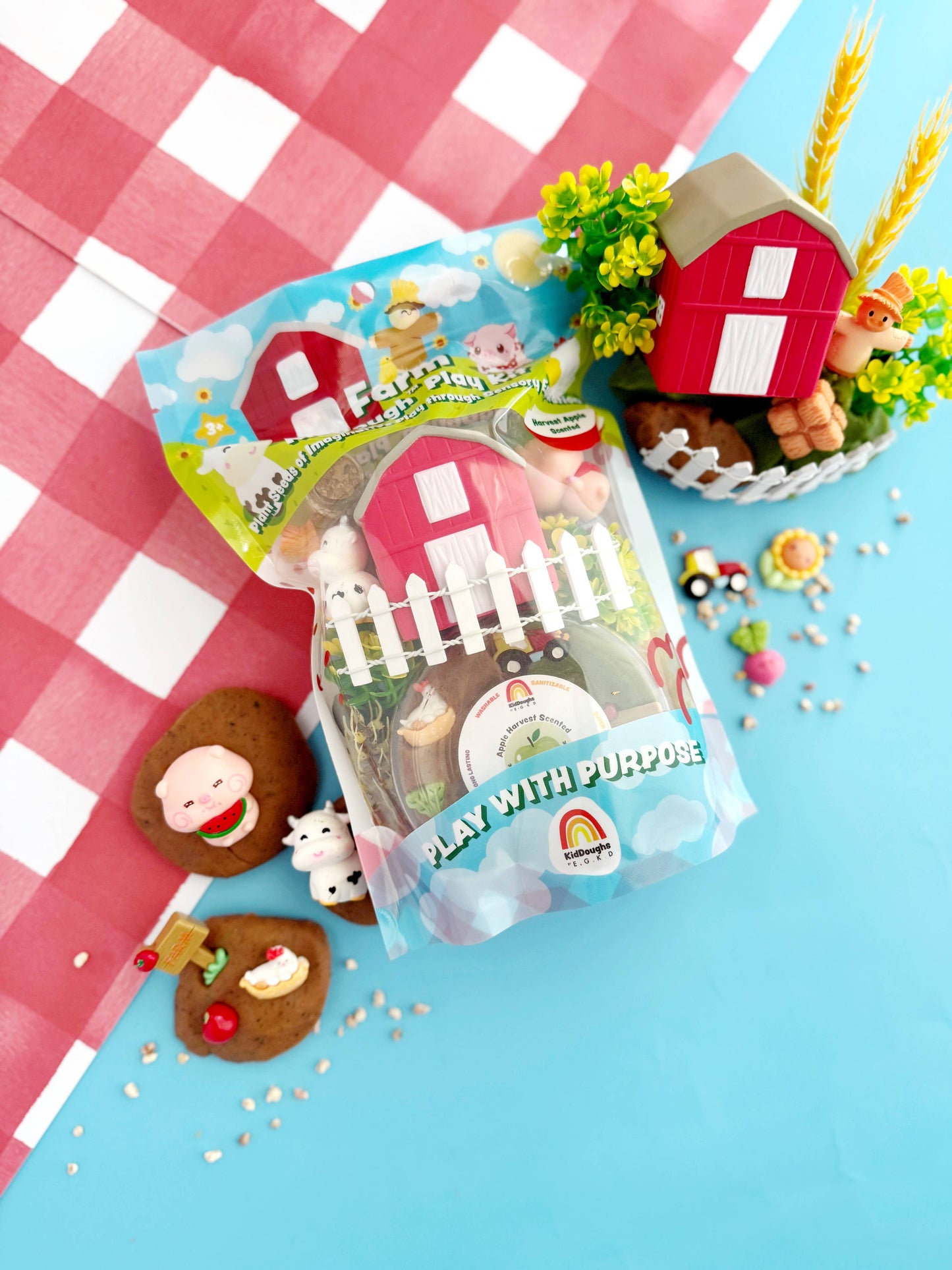 Farm Kiddough Play Kit