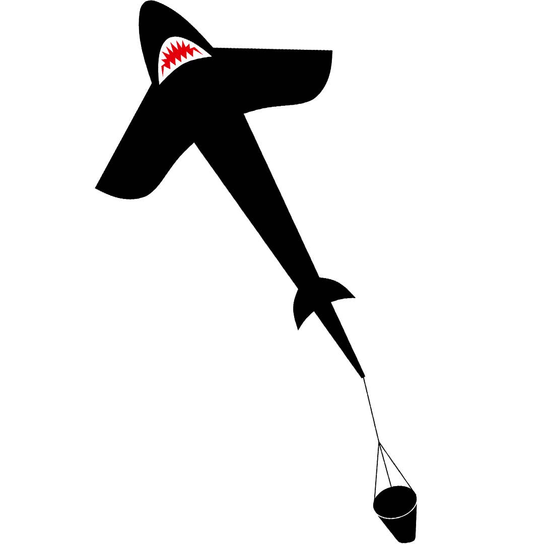 Ecoline Shark Kite 5'