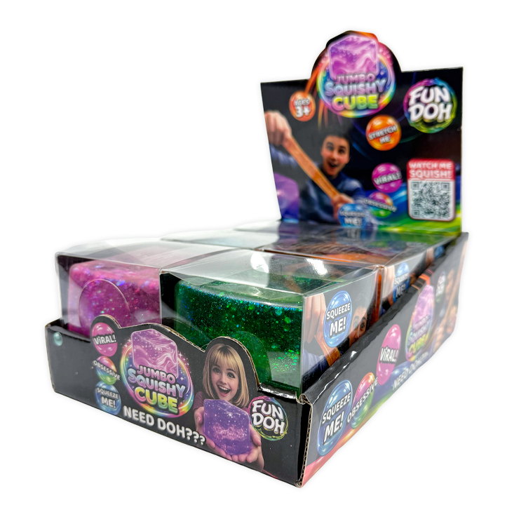 Fun Doh JUMBO Squishy Cube | Viral Assortment