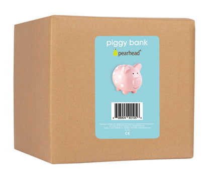 Polka Dot Piggy Bank, Money Bank for Baby or Kids