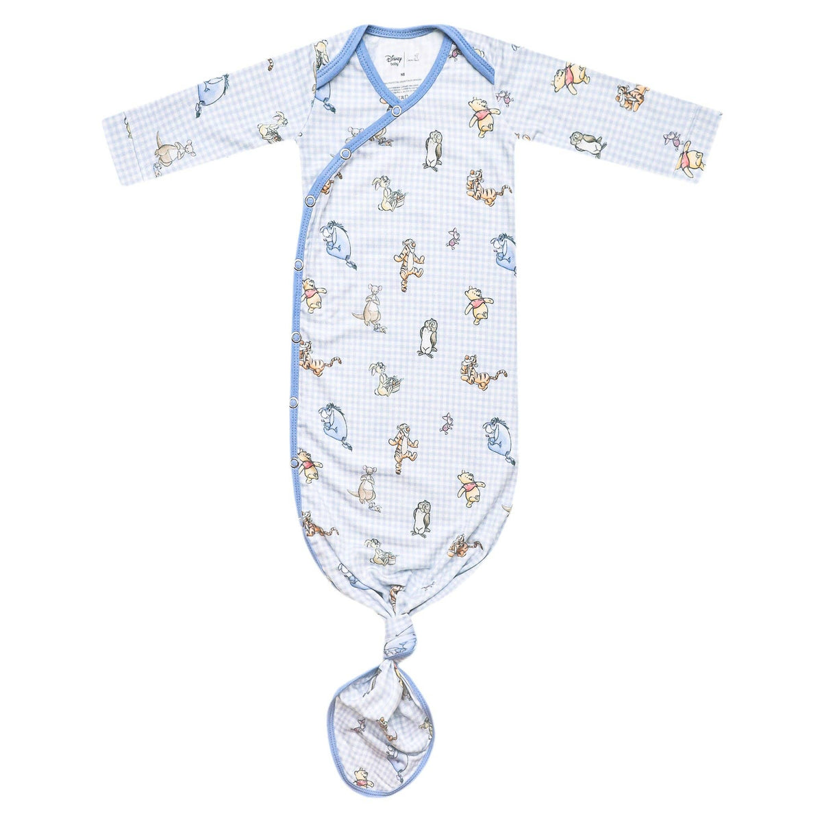 Newborn Knotted Gown - Winnie the Pooh and Friends