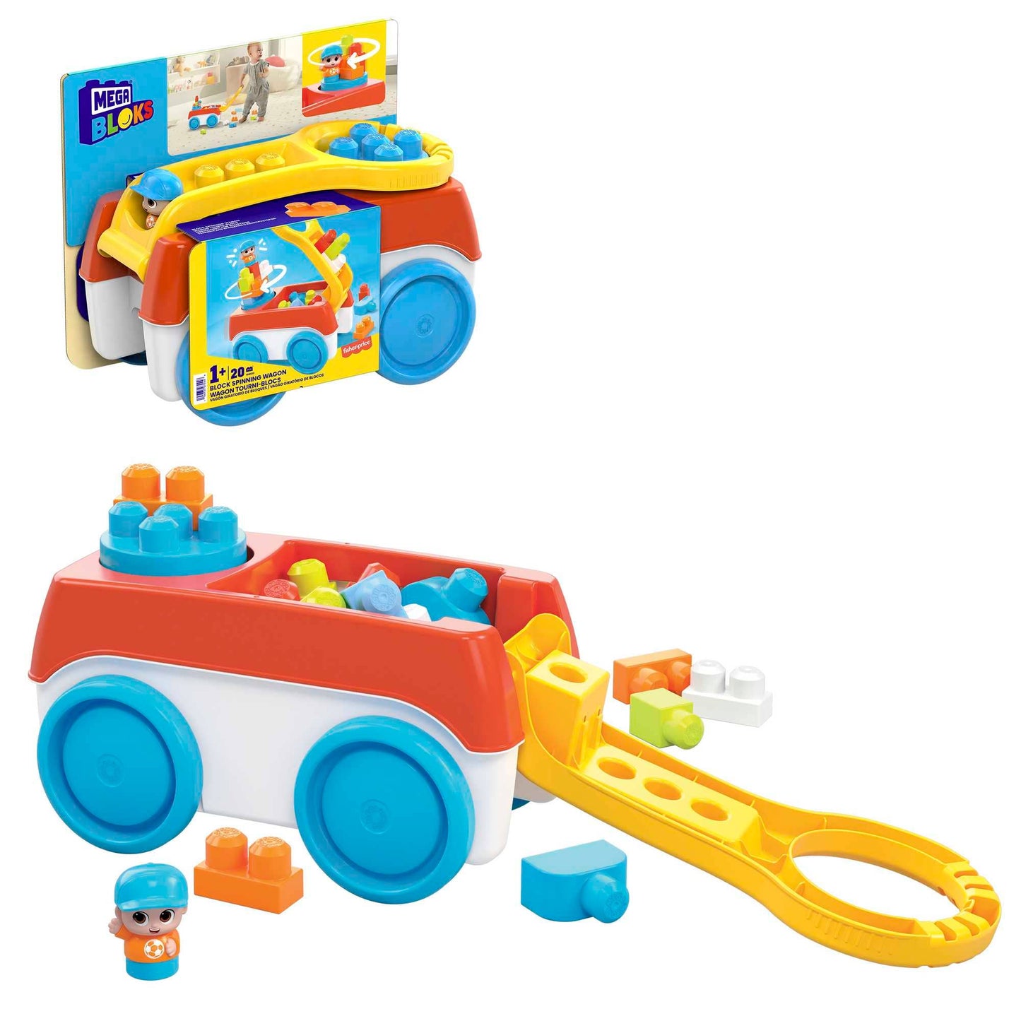 MEGA™ Bloks Block Spinning Wagon