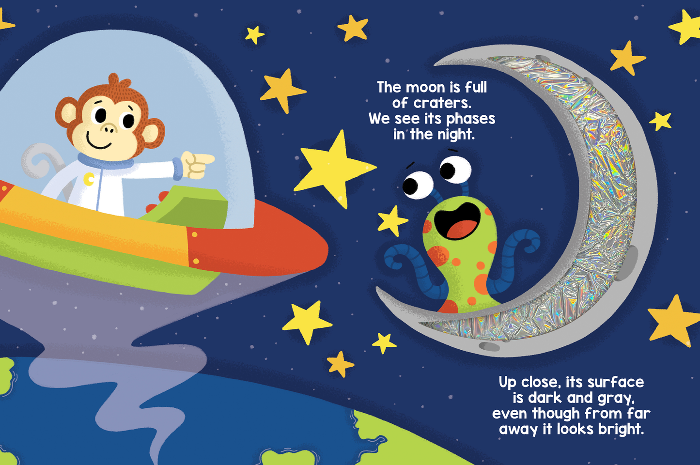 Journey in Space - Sensory Book with Touch and Feel Trail