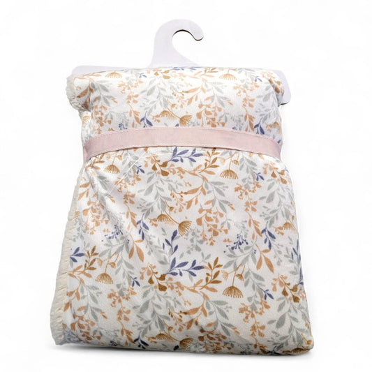 30" x 40" Floral Sherpa Baby Blanket