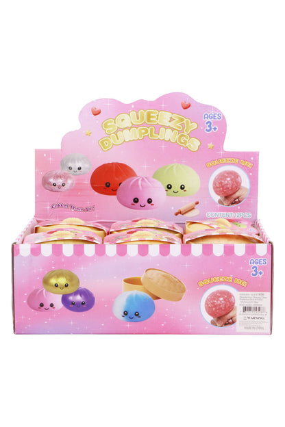 Ombre Dumpling Soft Slime Filled Squishy Blind Box - 12 Pcs