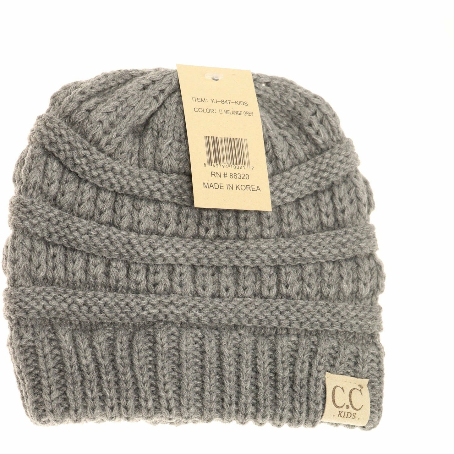 Kids Solid CC Beanie for Everyday Wear