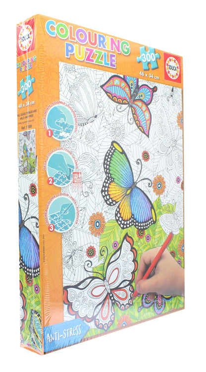 All Good Things are Wild and Free 300 Piece Colouring Puzzle