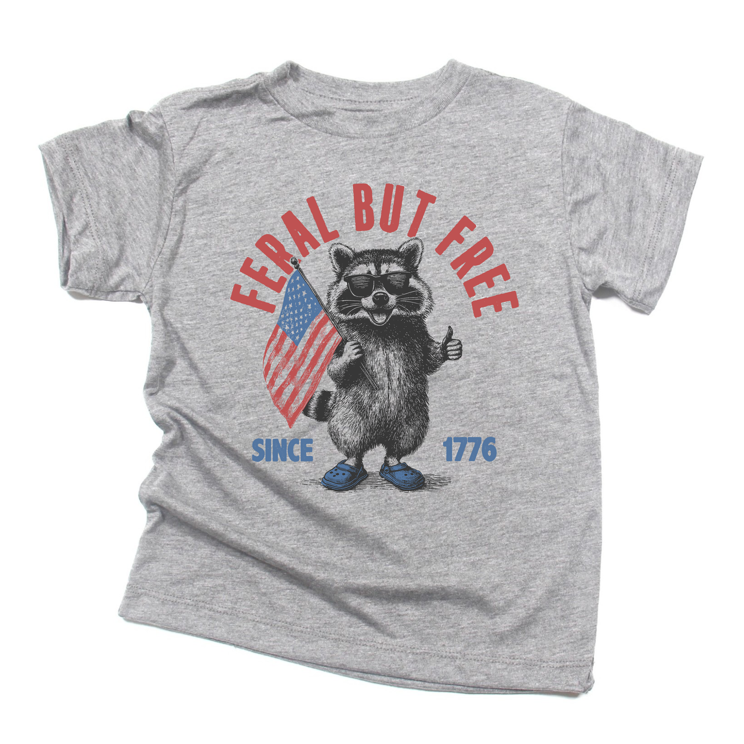 Kids 4th of July Tee | Fourth Shirt for Kids - Feral & Free