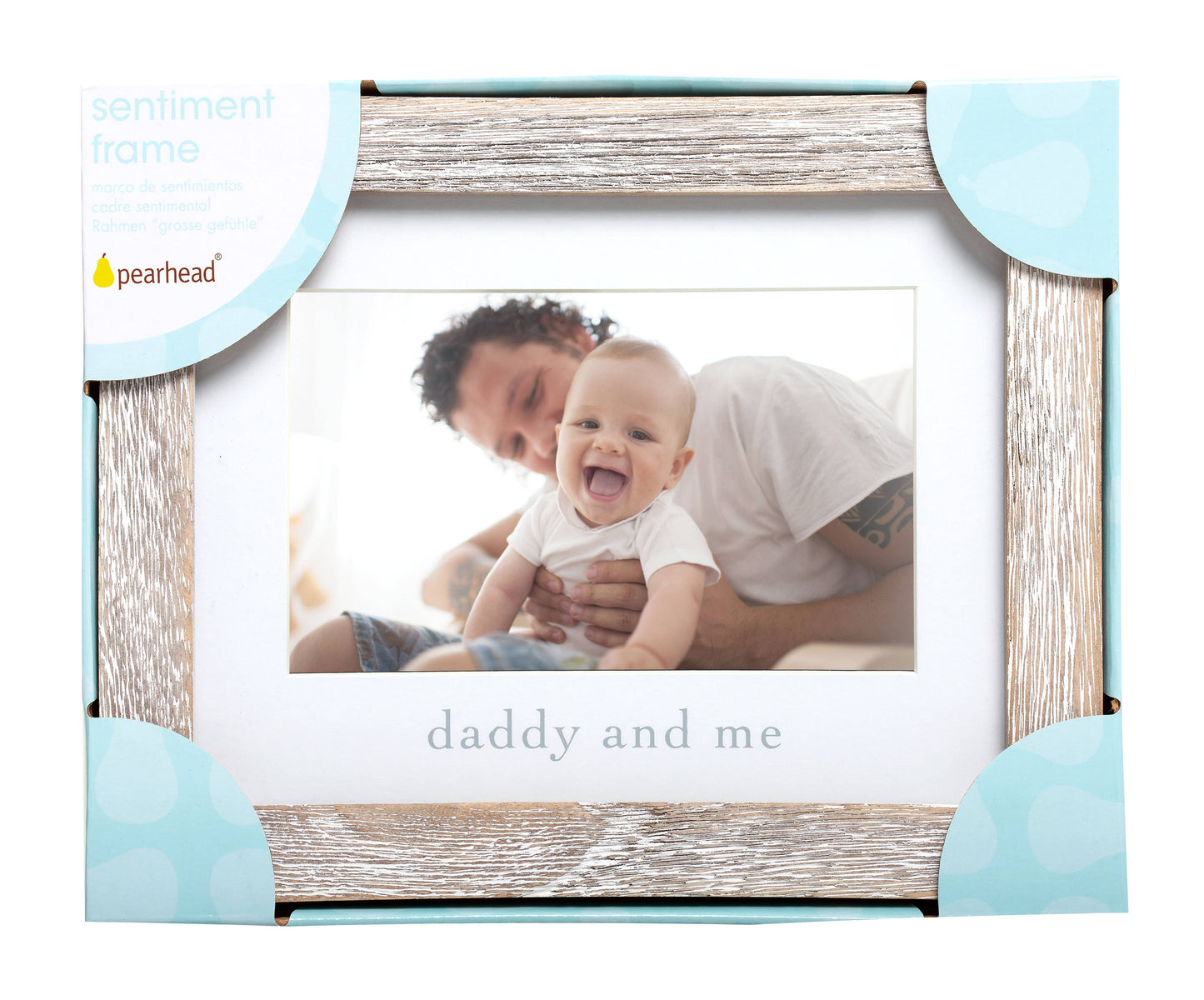 Daddy and Me Sentiment Frame, Rustic, Father's Day Gift