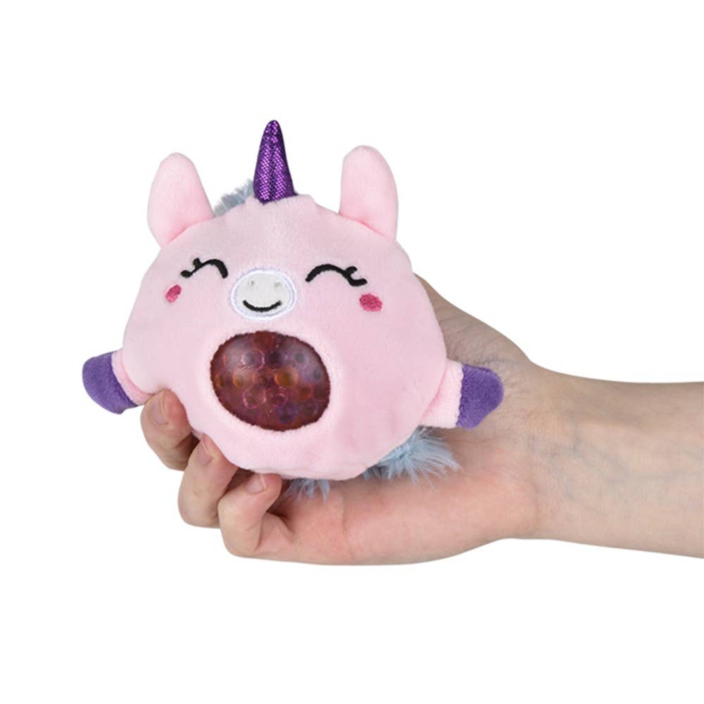 3" Unicorn Squeezy Bead plush Ball