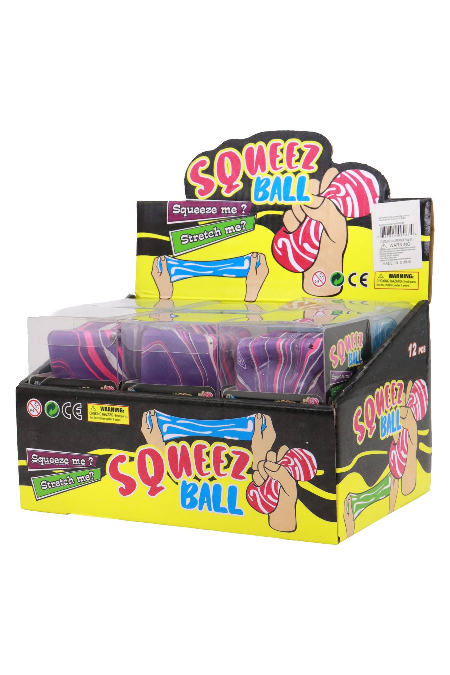 Marbled Cube Putty Filled Squishy