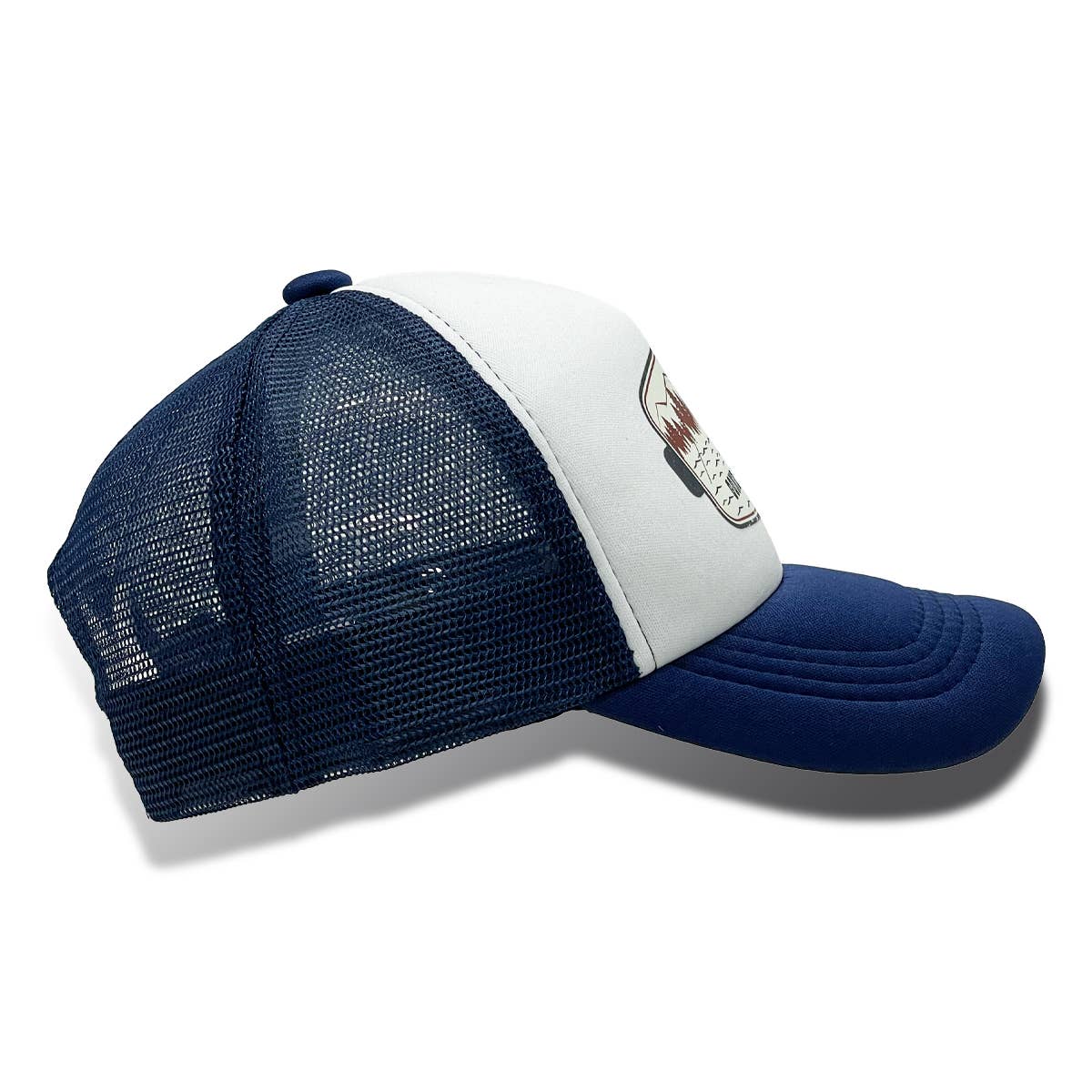 Gone Fishin Navy Trucker Hat