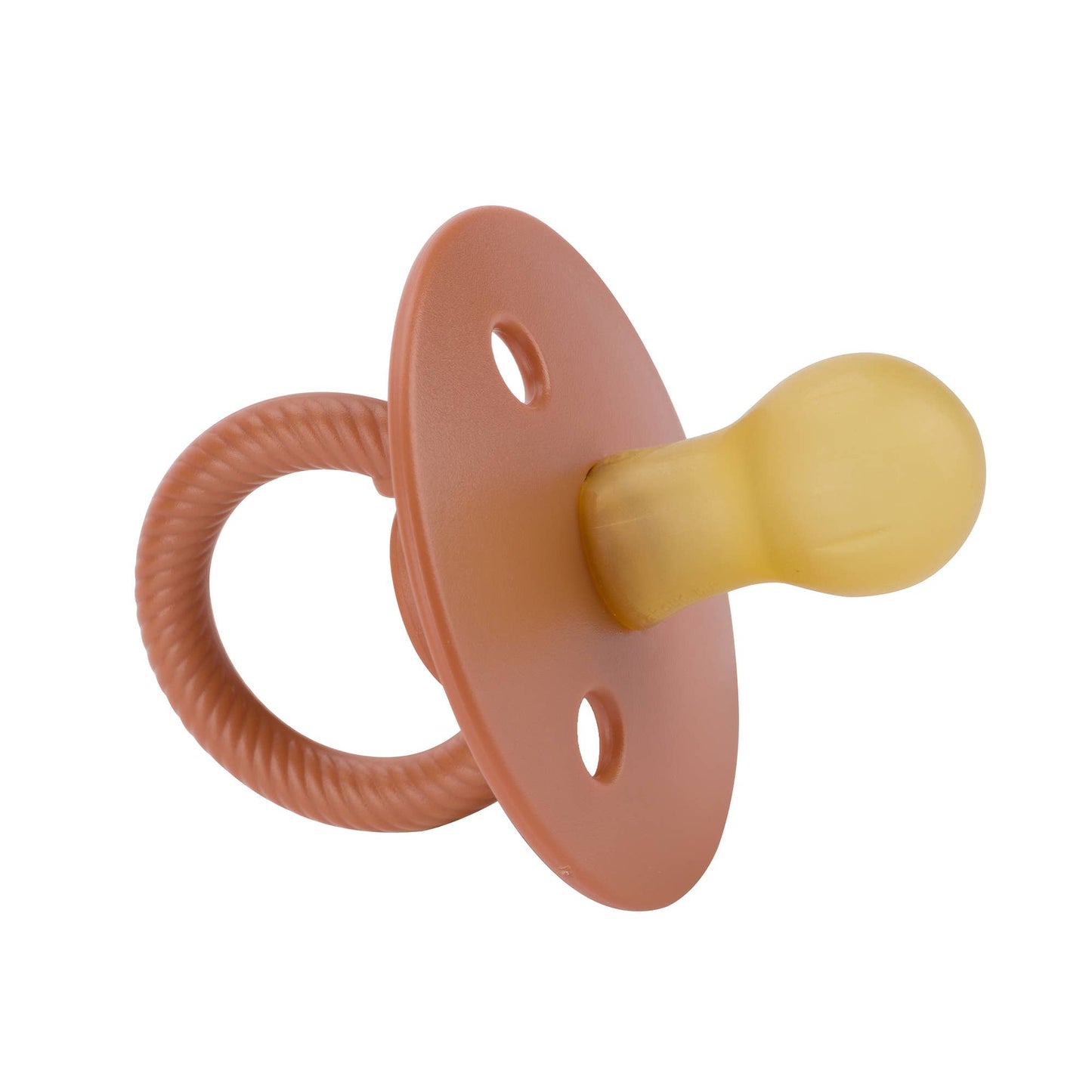 Itzy Soother Natural Rubber Paci Sets: Chocolate + Caramel