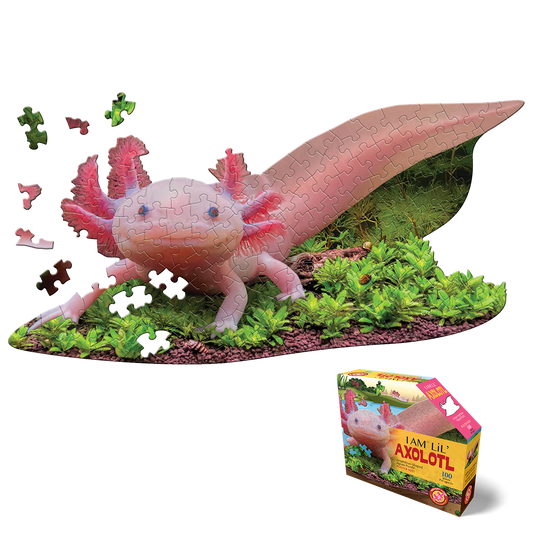 I AM 'LiL AXOLOTL 100 piece kids jigsaw puzzle - great gift!