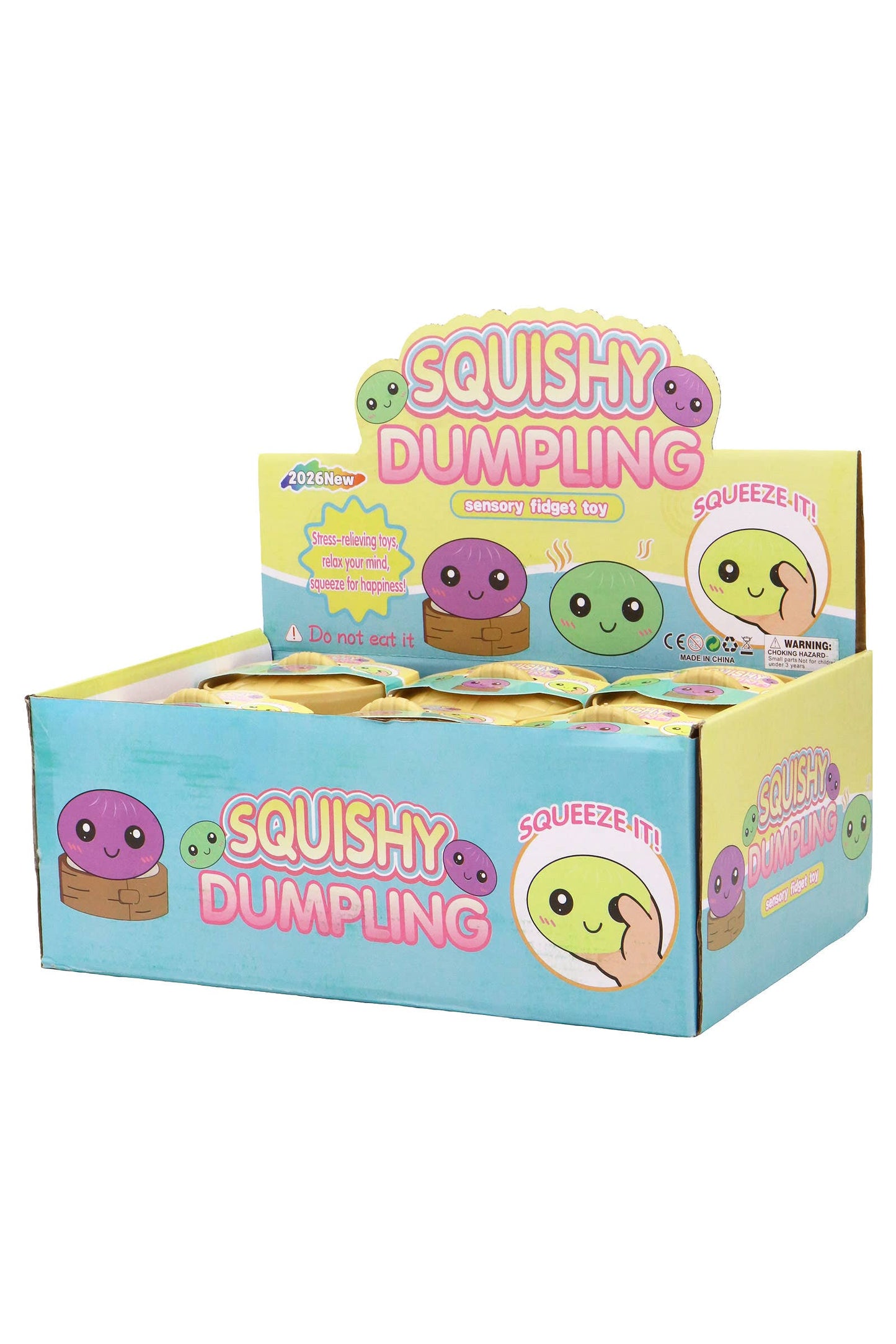 Solid Bao Bun Dumpling Gel Slime Filled Squishy