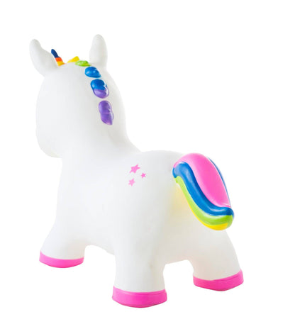 Bouncy Inflatable Animal Jump-Along: Unicorn