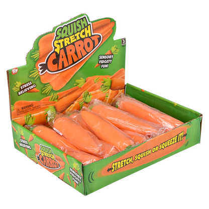 (T) STRETCH AND SQUEEZE  CARROT 5.5"