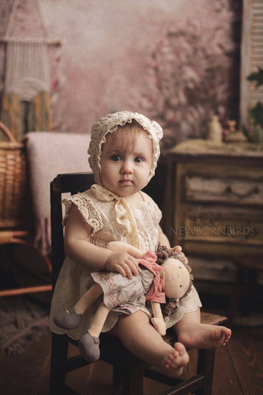 Rose Organic Doll with Brown Hair