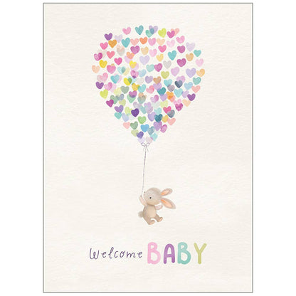 Baby Hearts - Baby Congratulations Card