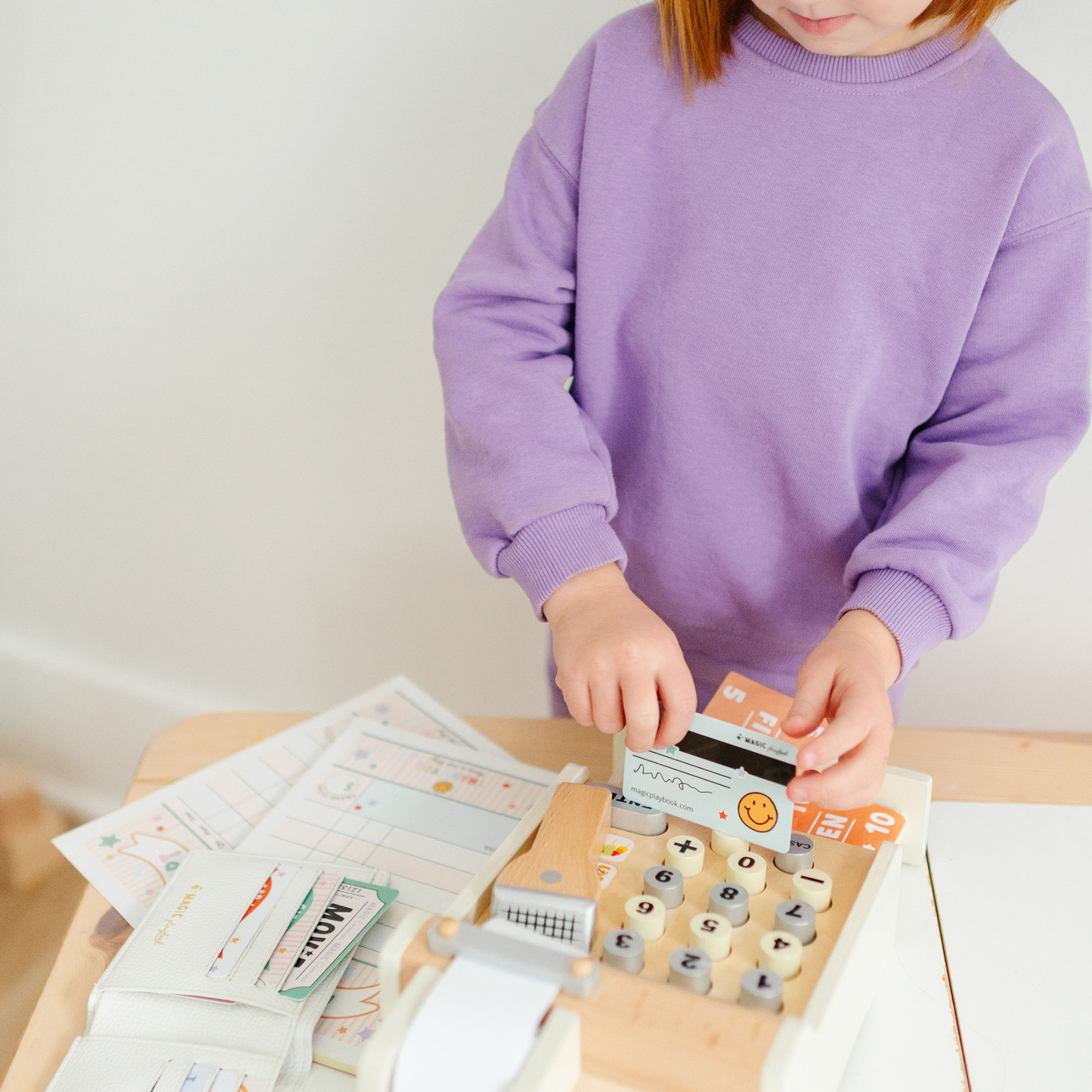 Pretend Play Wallet + Credit Card Set