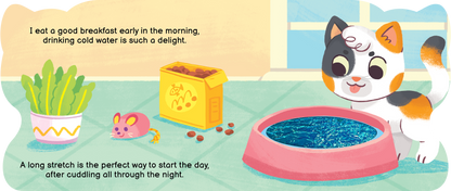 Cuddly Days with Kitten - Touch and Feel Board Book - Sensory Board Book