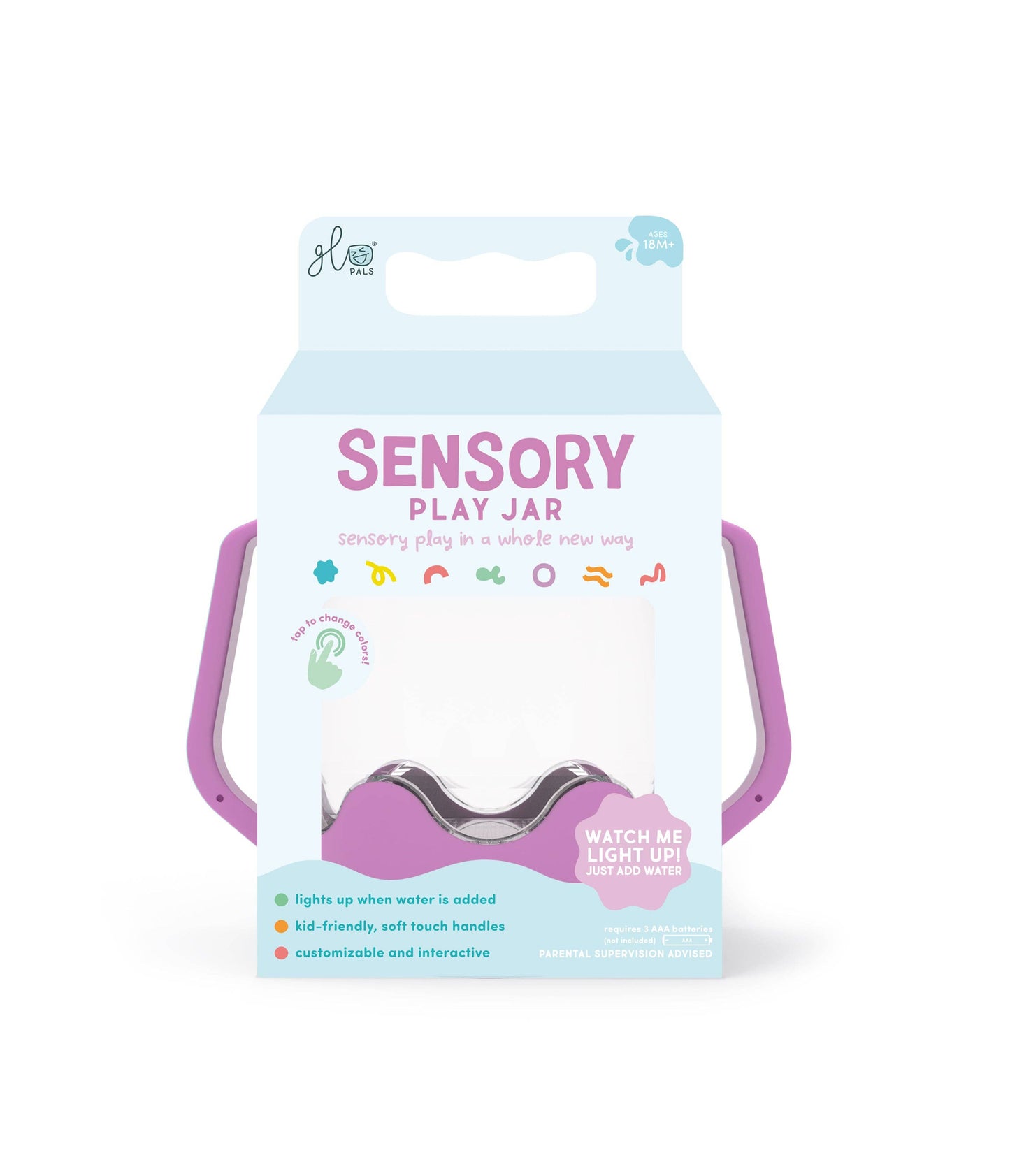 Purple Sensory Play Jar