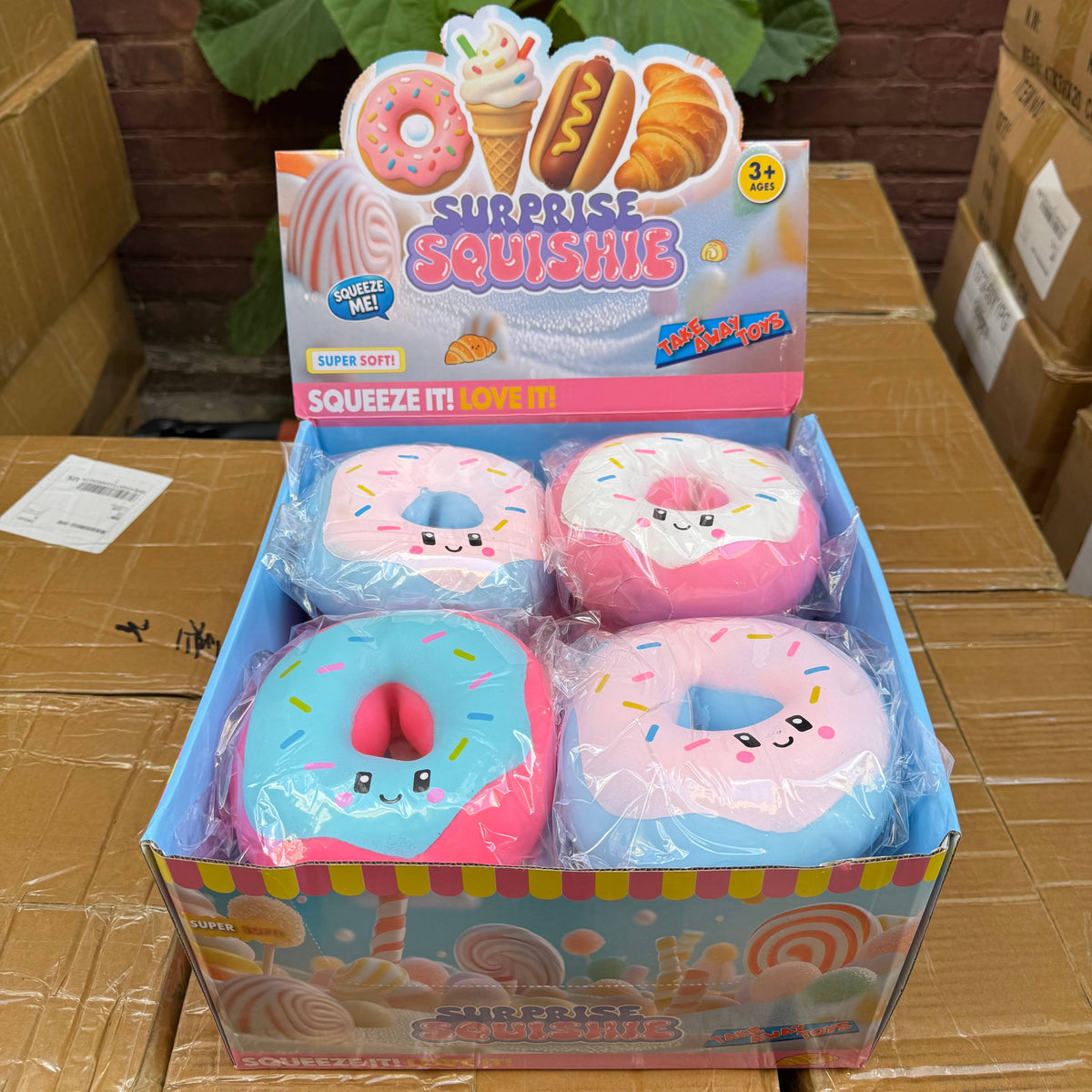 JUMBO Sprinkled Donut Squishy | A203