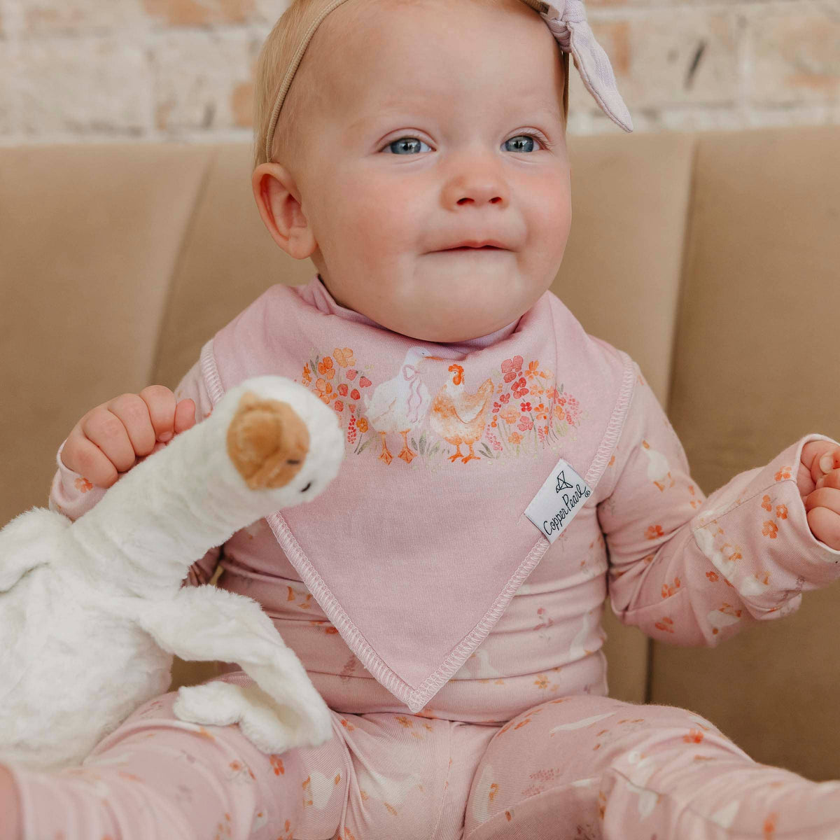 4 Pack Baby Bandana Bibs - Gigi