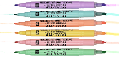 Studio Series Dual-Tip Pastel Highlighters (Set of 6)