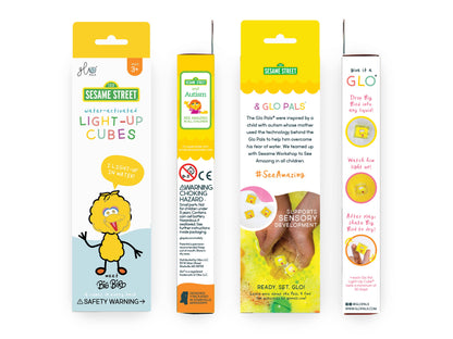 Big Bird - Sesame Street Light-Up Cubes