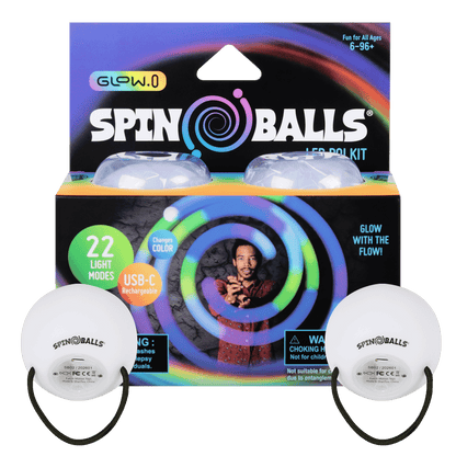 Glow.0 LED Spinballs - Poi Balls