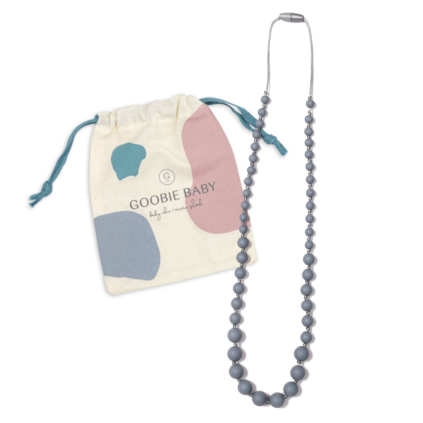 Audrey Teething Necklace - Gray